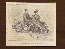 Il triciclo tandem di Bollée