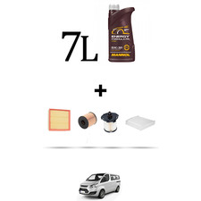 HOFFCAR Kit tagliando 4 FILTRI