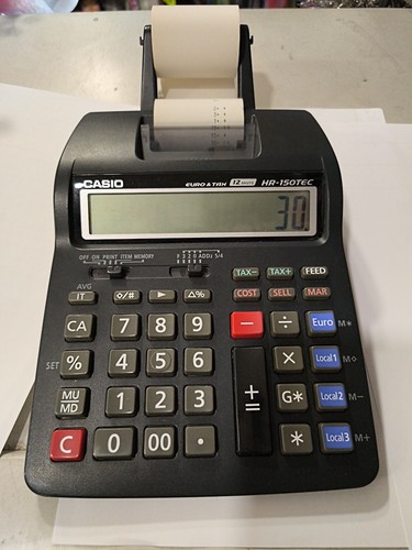 Calcolatrice scrivente casio - scrivente,