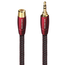 AUDIOQUEST GOLDEN GATE JACK 3.5mm Mini M - JACK 3.5mm Mini F NUOVO