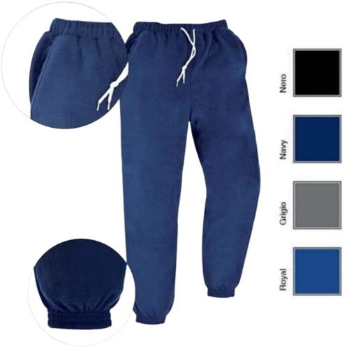 Pantalone pile tuta felpato - pile,