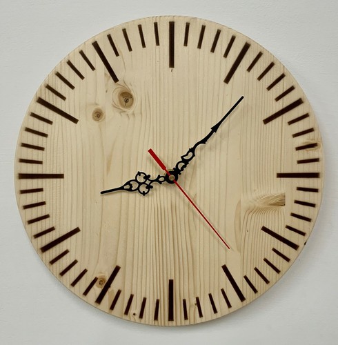Orologio artigianale legno - orologio, in