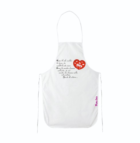 Grembiule bianco cucina - bianco,