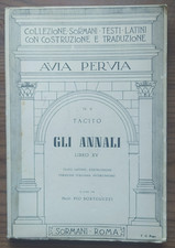 TACITO GLI ANNALI LIBRO XV LATINO COSTRUZIONE VERSIONE ITALIANA SORMANI AVIA PER