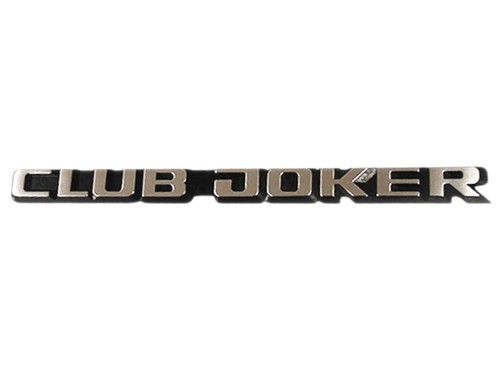Nos lettering nameplate - nameplate, emblem