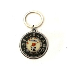 Portachiavi Vintage Porta Chiavi Auto di FIAT 500 Epoca Metallo Contachilometri