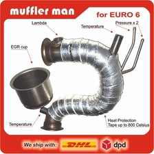 Downpipe acciaio inox AUDI A3 - A3 SPORTBACK 1.6 2.0 TDI 2012-17 CLHA, CRBC