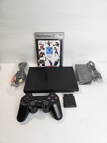 Playstation slim black - playstation, 2