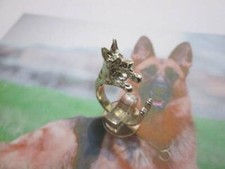 Pastore Tedesco anello in Argento 925- produzione artigiana
