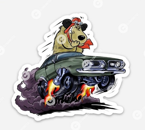 Adesivo muscle car ratfink - adesivo,