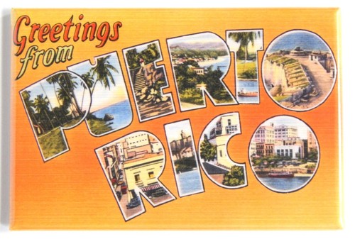 Saluti porto rico magnete - saluti,