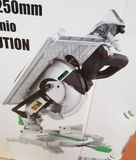 TRONCATRICE SILVER GREEN 250 WATT 1600 DIAMETRO LAMA 250 mm COMPA TAGLIO LEGNO