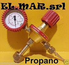 Riduttore di pressione PROPANO in ottone con manometro gas compresso 