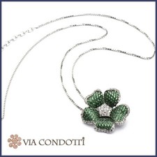 Collana con Fiore in Argento