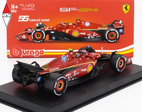 Burago ferrari sf 24 - 1/43,