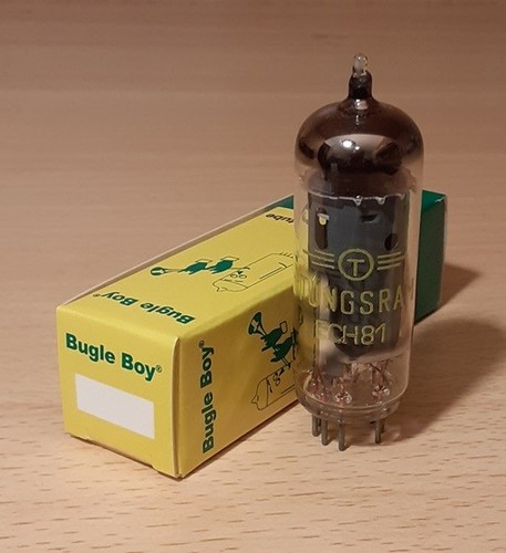 Tungsram ech81 valvola - tungsram, ech81,