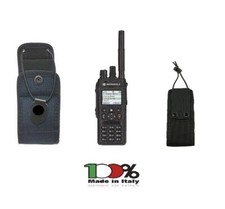 Porta Radio Blu Navy Chiusura Regolabile NSD Polizia Guardie Giurate 2R00 OFF