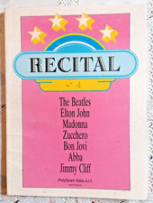 Recital 1 Raccolta Spartiti 28 Brani Linea Melodica Testi Beatles Madonna Abba