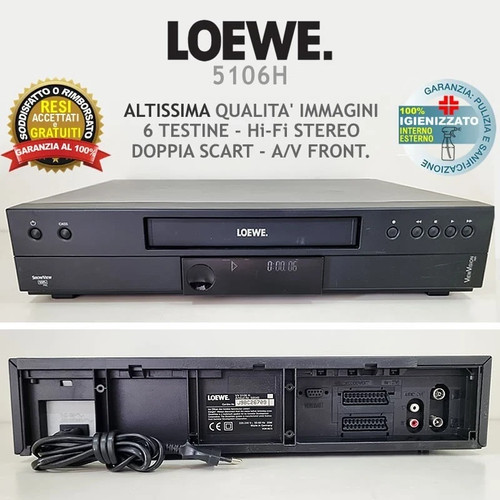 Videoregistratore vhs loewe - videoregistratore,