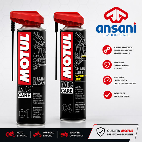 Kit pulizia catena - catena, motul
