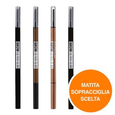 Maybelline New York Matita per Sopracciglia Brow Ultra Slim Con Pettinino