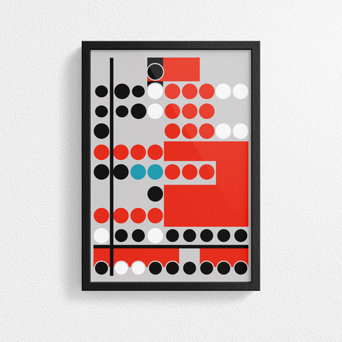 Poster stampa stile - , bauhaus