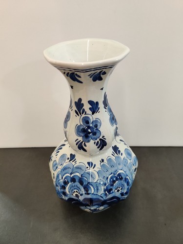 Vaso delfts vintage dipinto - vaso,