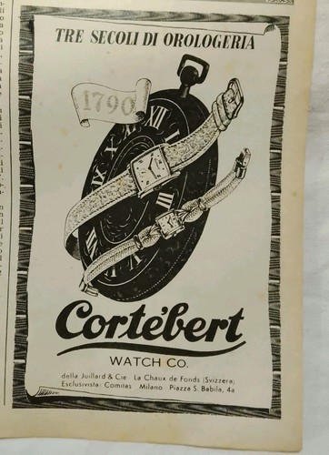 Pubblicita cortebert orologio - cortebert,