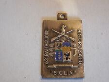 Medal 62 Motorized Battalion Sicily
