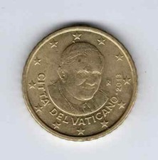 50 cent VATICANO 2013 PAPA