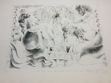 ERCOLE PIGNATELLI GRAFICA STAMPA ACQUAFORTE 50 X 70 - TIRATURA LIMITATA FIRMATA