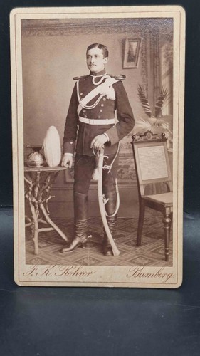 Cdv del 1900 militare soldato - cdv,