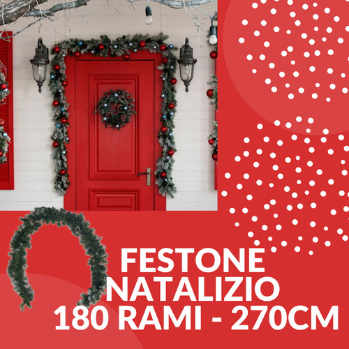 Festone natalizio 180 - 180, rami