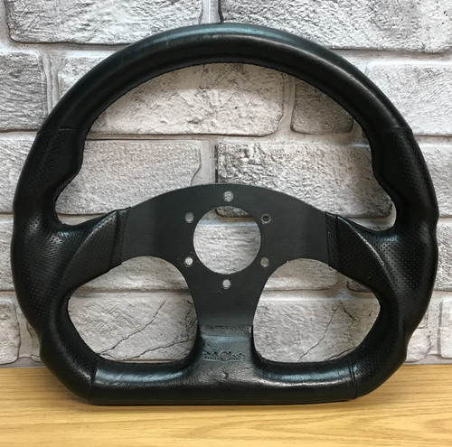 Volante vera pelle con - in,