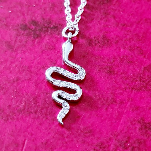 Collana serpente argento - collana,