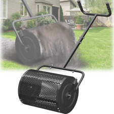 Spandiconcime Muschio Torba per Giardino Prato Manico a Forma di U con Rete Acciaio Spandiconcime