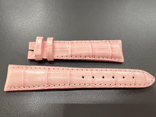 Pink Leather Strap 20/16mm For Rolex - Cinturino In Pelle
