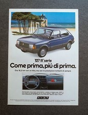 [GCG] H357 - Advertising Pubblicità -1982-  FIAT 127 III° SERIE