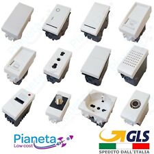Interruttori prese pulsanti bianca frutti compatibili bticino living light e int