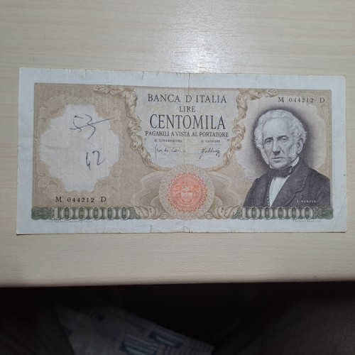 Banconota 100000 lire - banconota, da