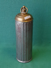 ANTICO SCALDINO SCALDALETTO BOULE CONTENITORE PER ACQUA CALDA FERRO OTTONE. BZ56