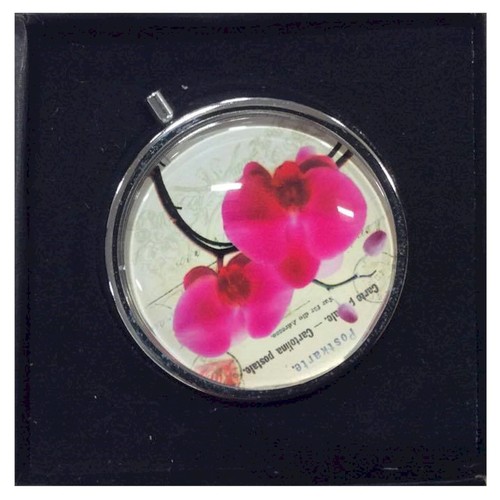 Portapillole orchidea rosa - portapillole,