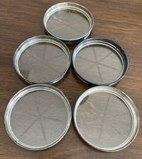 SET 5 SOTTOBICCHIERI in vetro