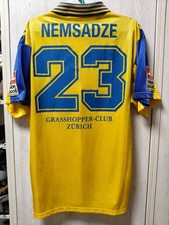 Maglia calcio trasferta taglia XL Grasshopper Club Zurigo 1997-1998 Nemsadze #23