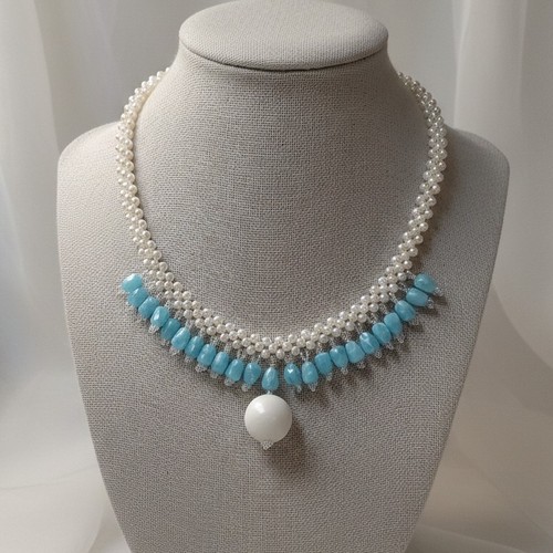 Collana choker artigianale - collana,