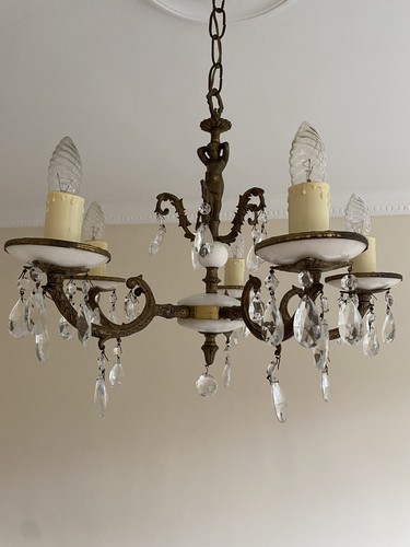 Antico lampadario francese - francese, in