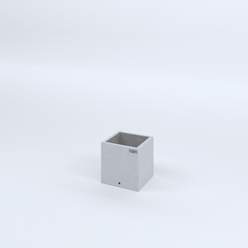Fioriere cemento lisce cubo - lisce,