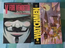 ALAN MOORE WATCHMEN & V FOR