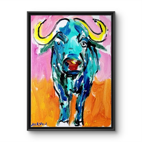 Quadro acrilico colorato aleph - quadro,