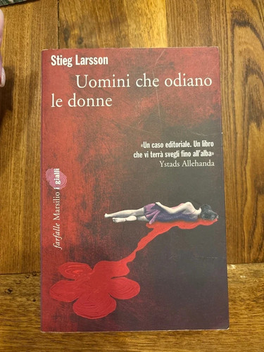 Libro uomini che odiano - libro,